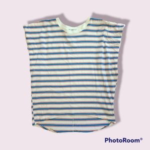 Zara Shirt - Striped High Low Tee